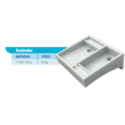 LAVADERO MASTINAC 71X67CM ESTANDAR