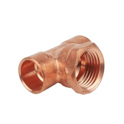 TEE COBRE ROSC INT CENTRO 13 MM
